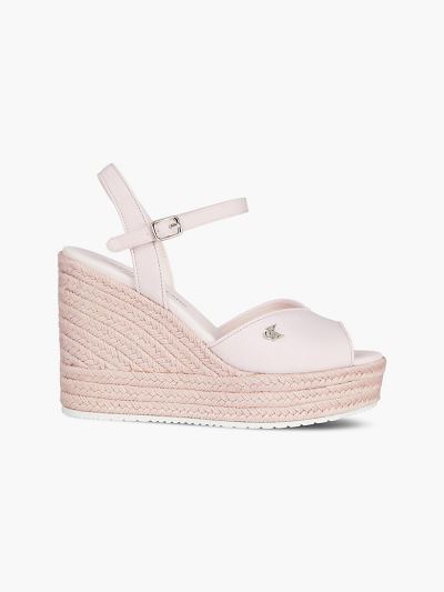 Calvin Klein Cipők HU824757 | Calvin Klein Espadrille Wedge Női Szandál Rózsaszín